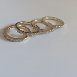 Michael Kors Semi Eternity Stacking Rings